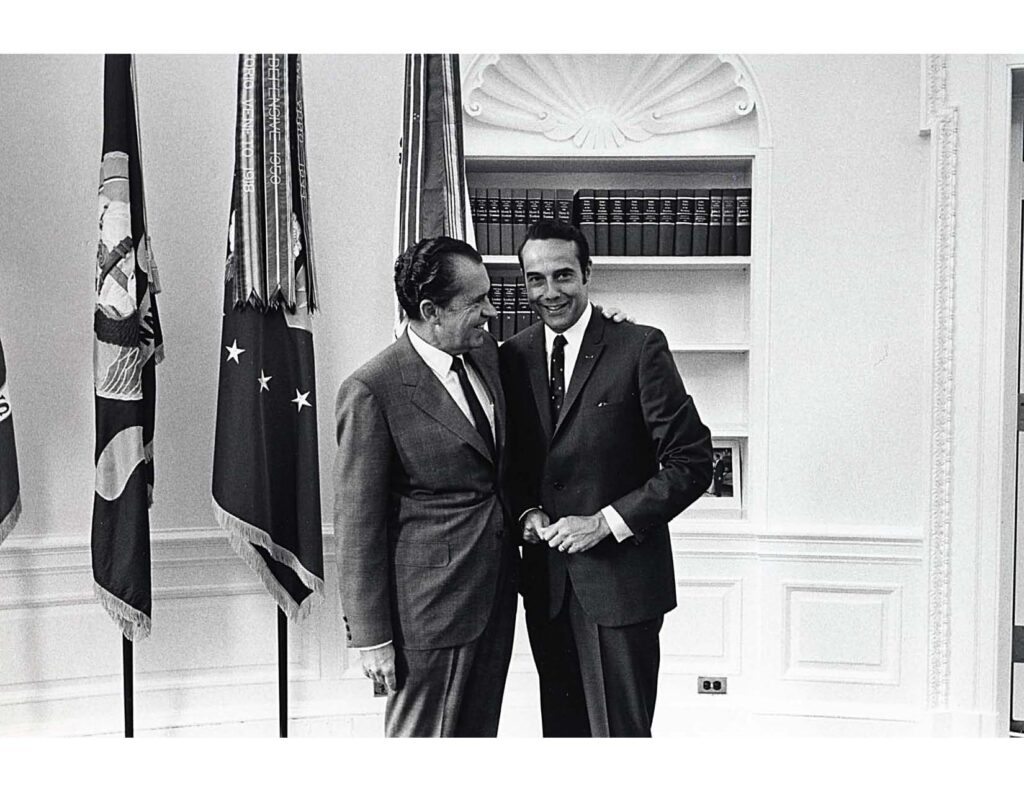 President Nixon and Senator Dole, Oval Office,