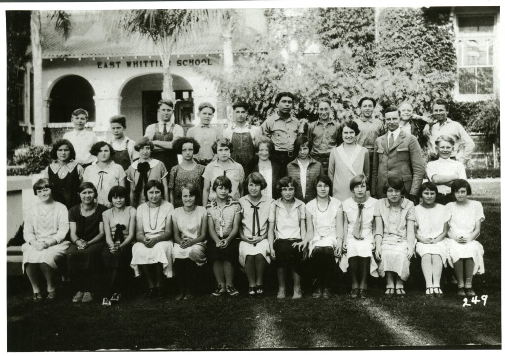 Richard Nixon with his East Whittier Elementary classmates